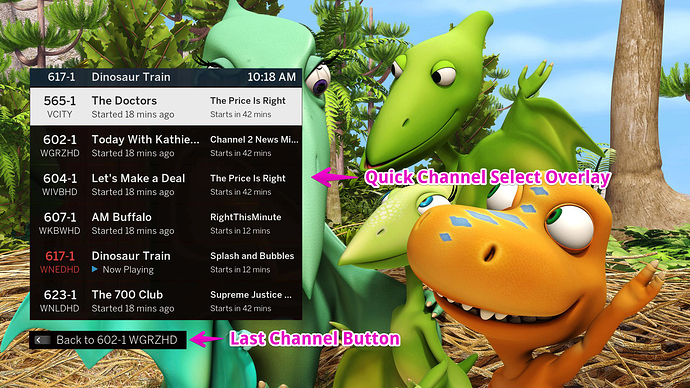 tablo_roku_quick_channel_select_dinosaur_train_arrows