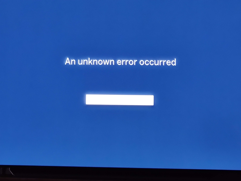 An Unknown Error Occurred - Support & Troubleshooting - Tablotv Community