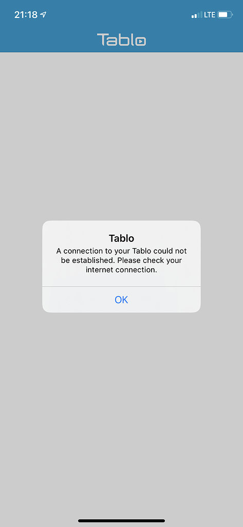 Tablo Connect Not Working On External Networks - Support ...