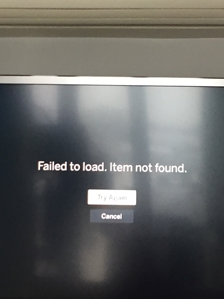 Failed to load. Item not found on each Channel - Support ...