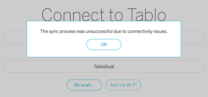 connectivity issues