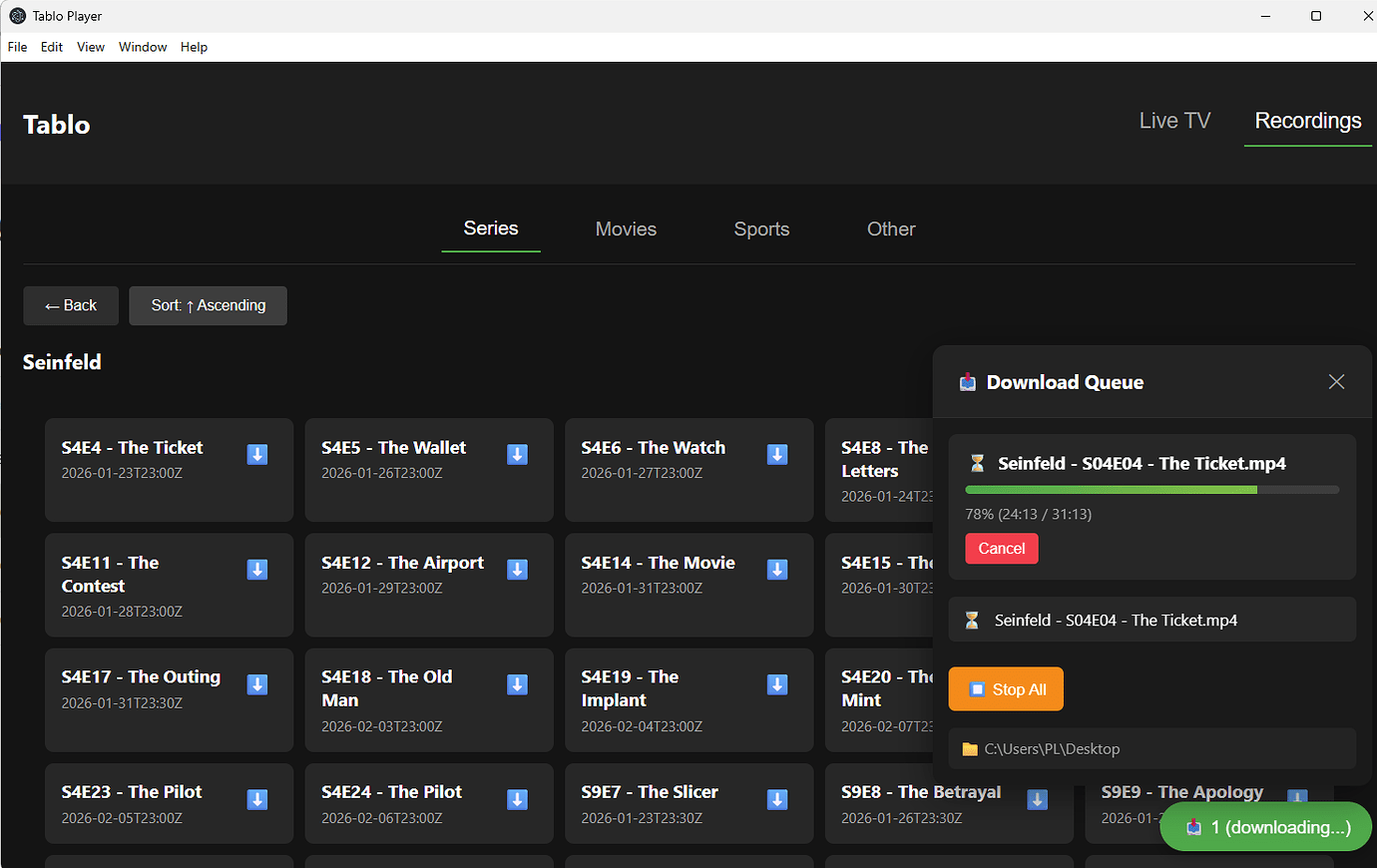 Tablo Ripper Tablo 4th Gen & Tablo Ripper - Third Party Apps (Rippers etc ...