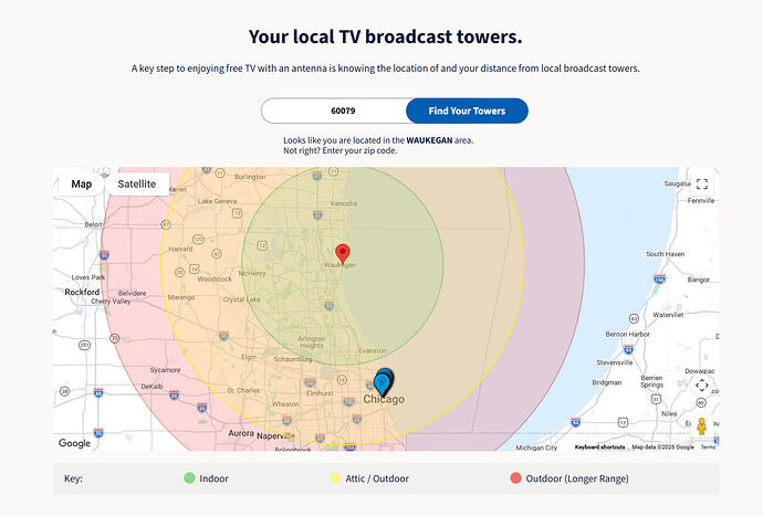 Broadcast Map