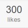 300likes