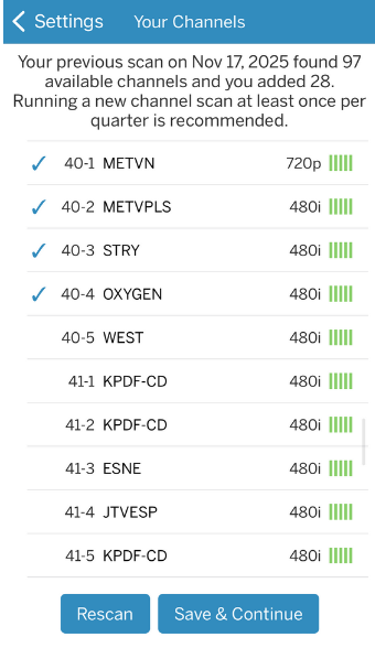 Channel Scan Stages - Support & Troubleshooting - TabloTV Community